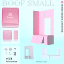 BOOF Small  - Modular Cube Artist Table Setup