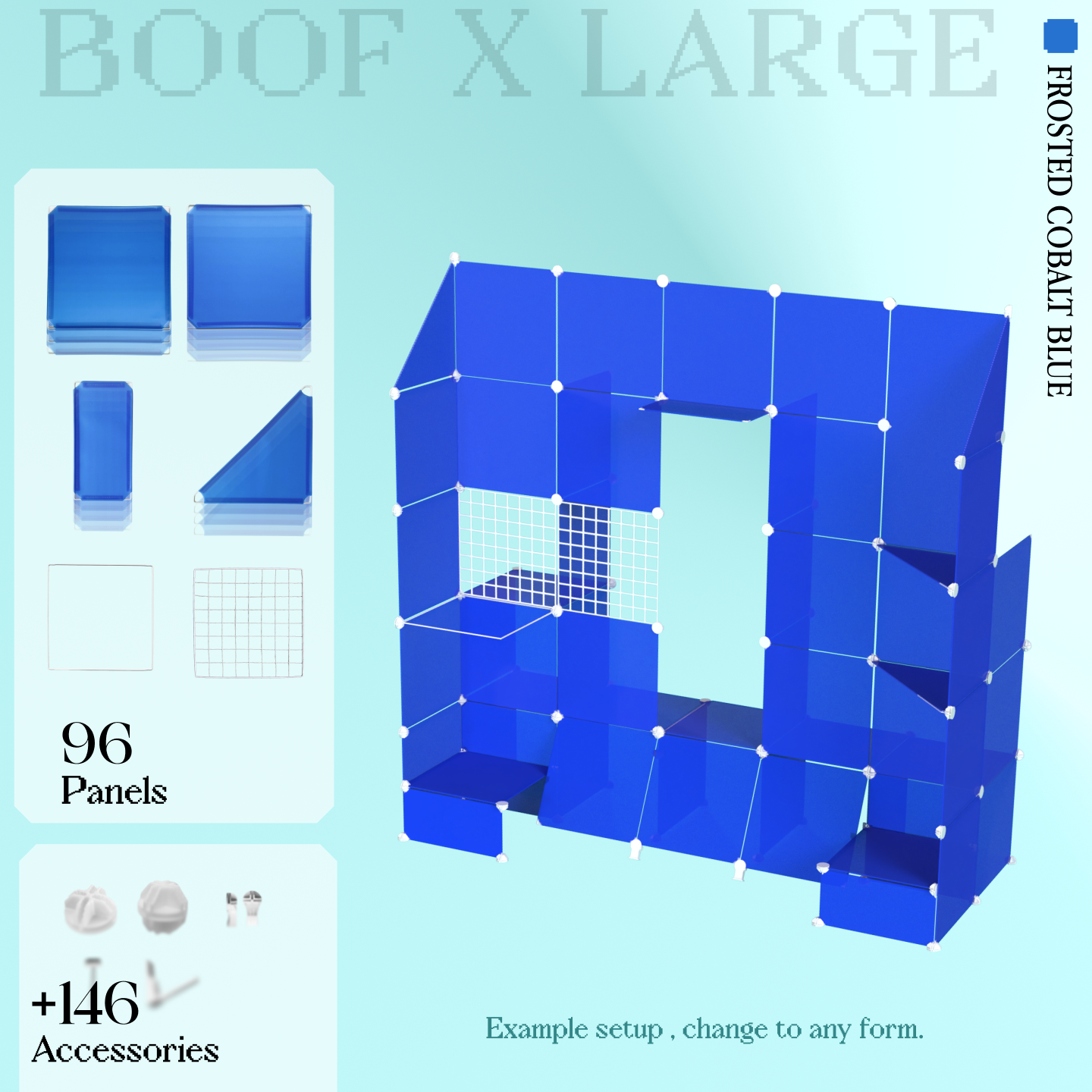 BOOF Extra Large - Modular Cube Artist Table Setup KIt
