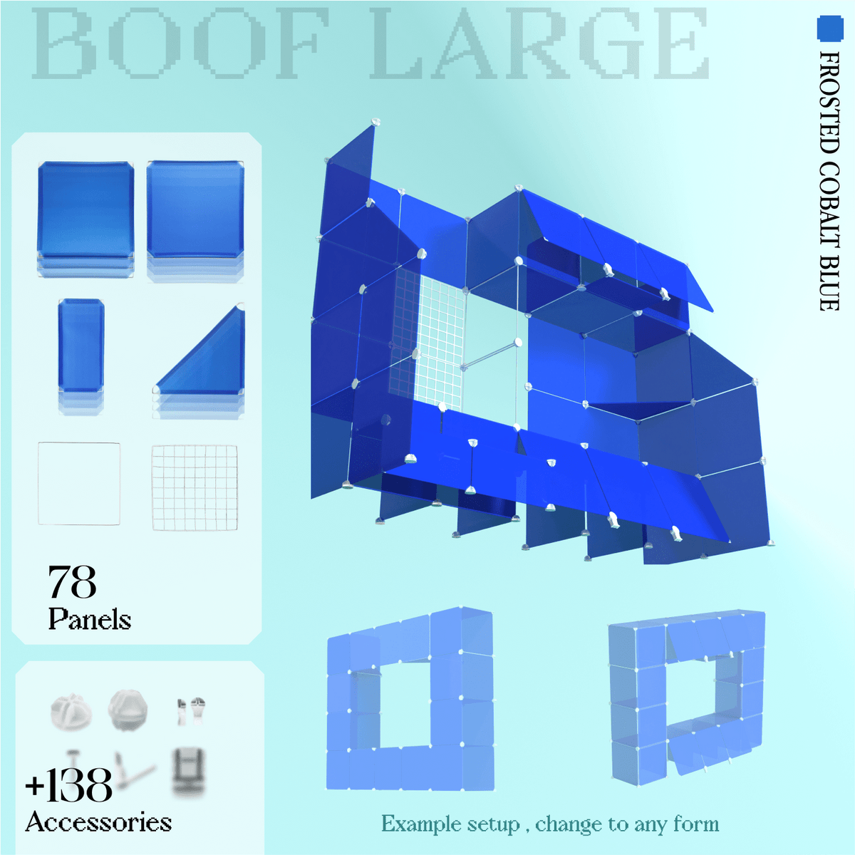 Frosted Cobalt Blue (PMS 2728 C)