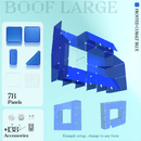 BOOF Large - Modular Cube Artist Table Setup