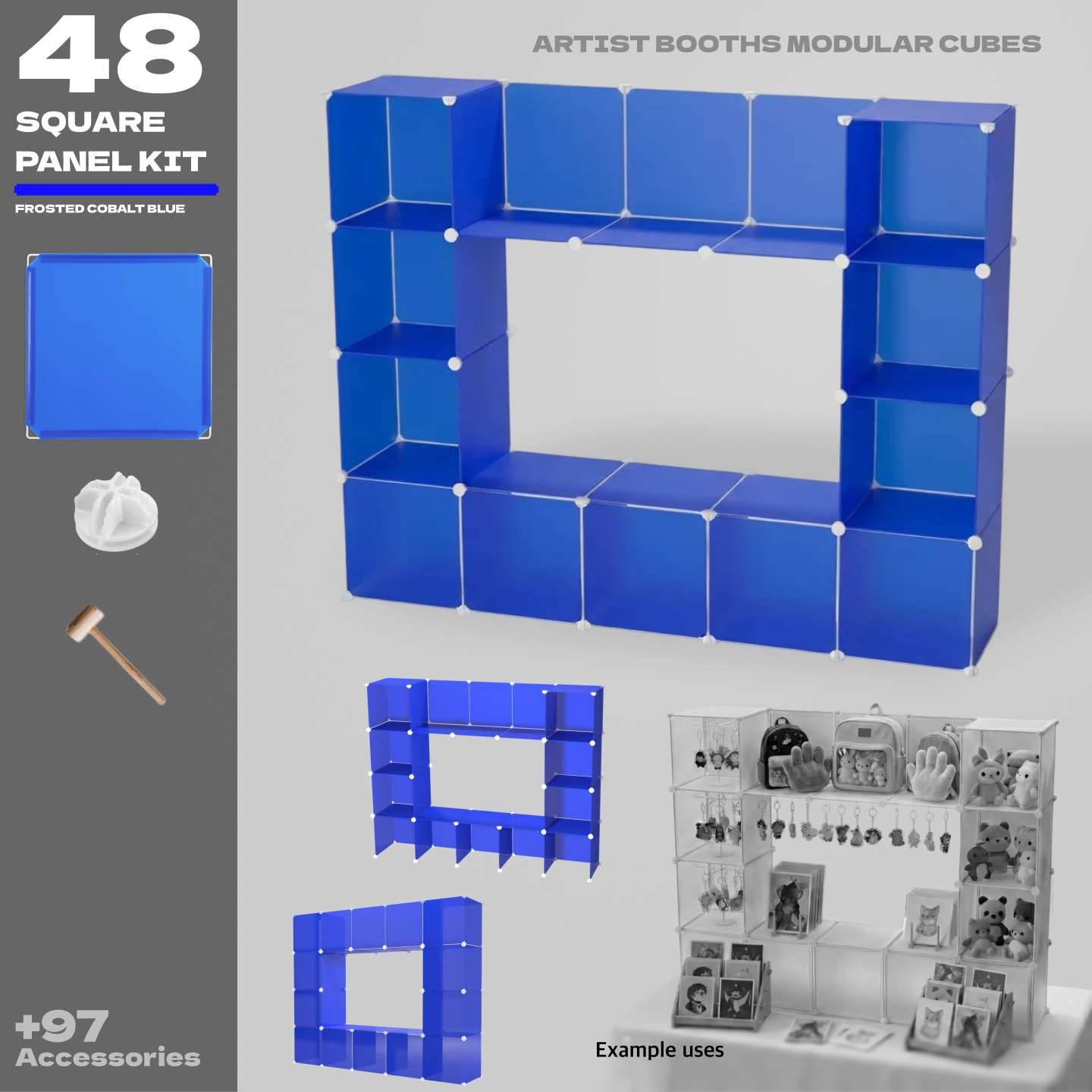 BOOF Medium - Modular Cube Artist Table Setup Kit - Artistbooths