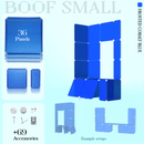 BOOF Small  - Modular Cube Artist Table Setup