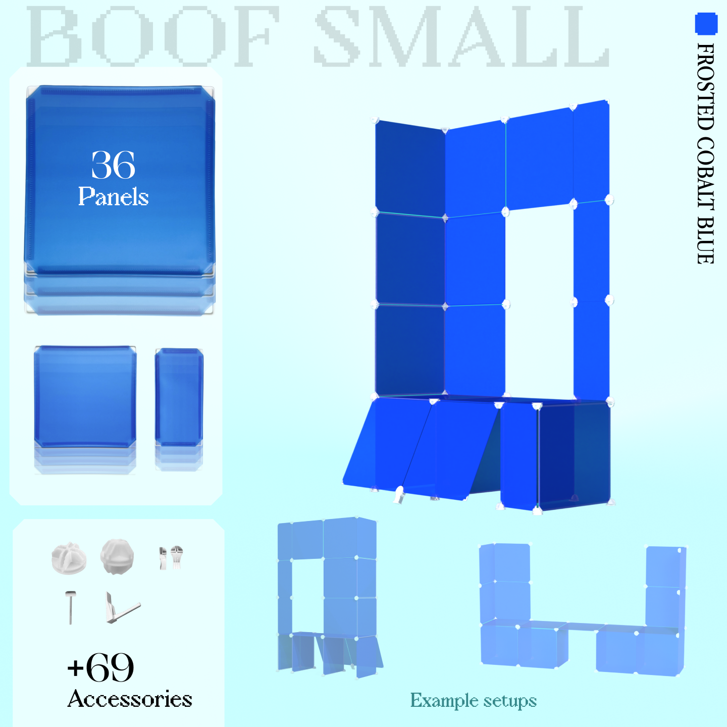 BOOF Small - Modular Cube Artist Table Setup Kit
