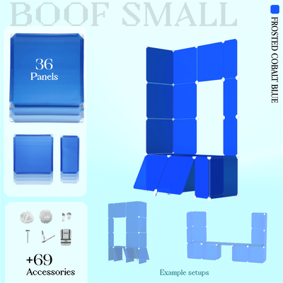 BOOF Small - Modular Cube Artist Table Setup Kit