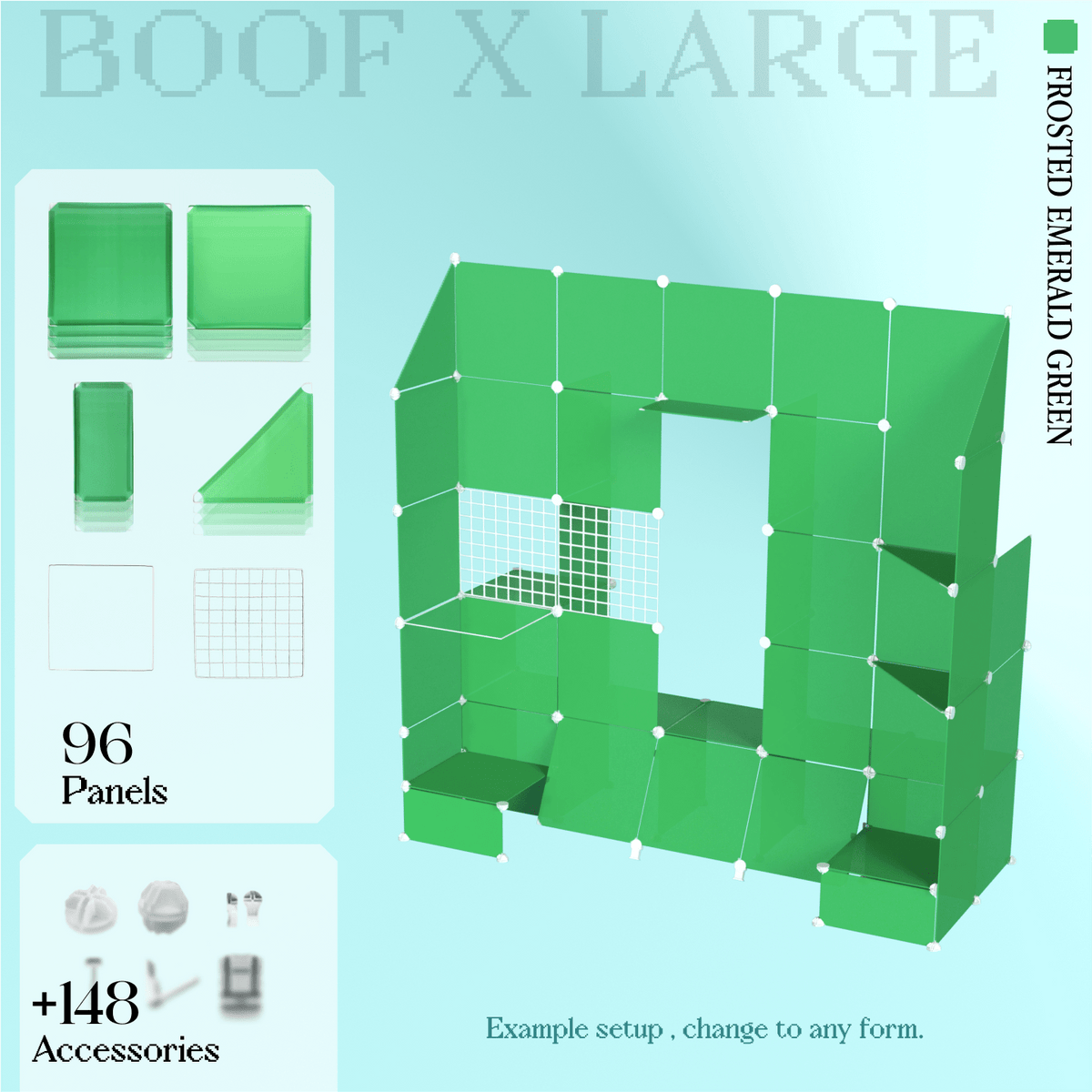Frosted Emerald Green (PMS 3405C)