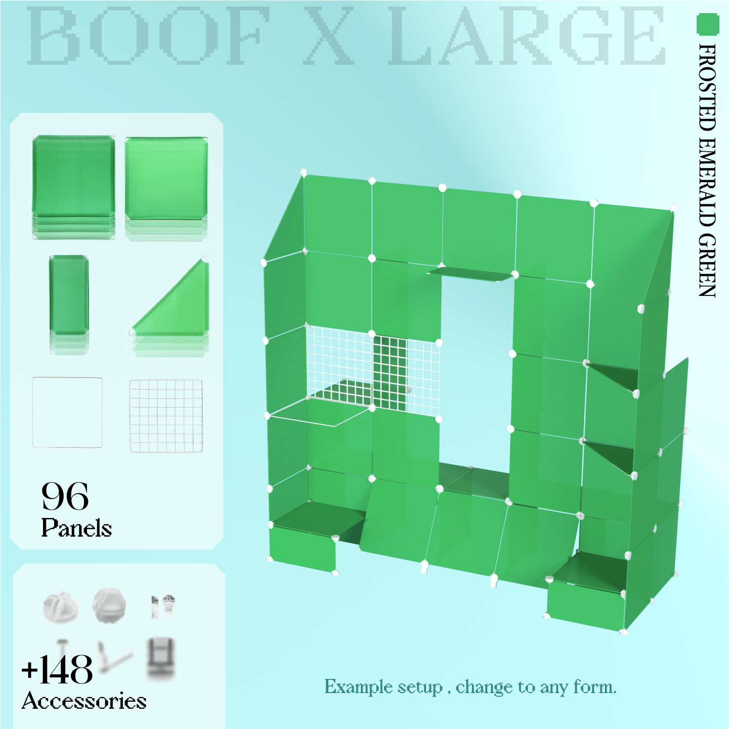 BOOF Extra Large - Modular Cube Artist Table Setup