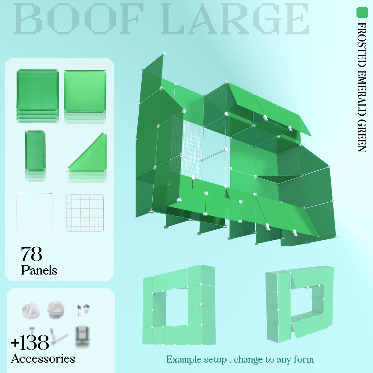 Frosted Emerald Green (PMS 3405C)
