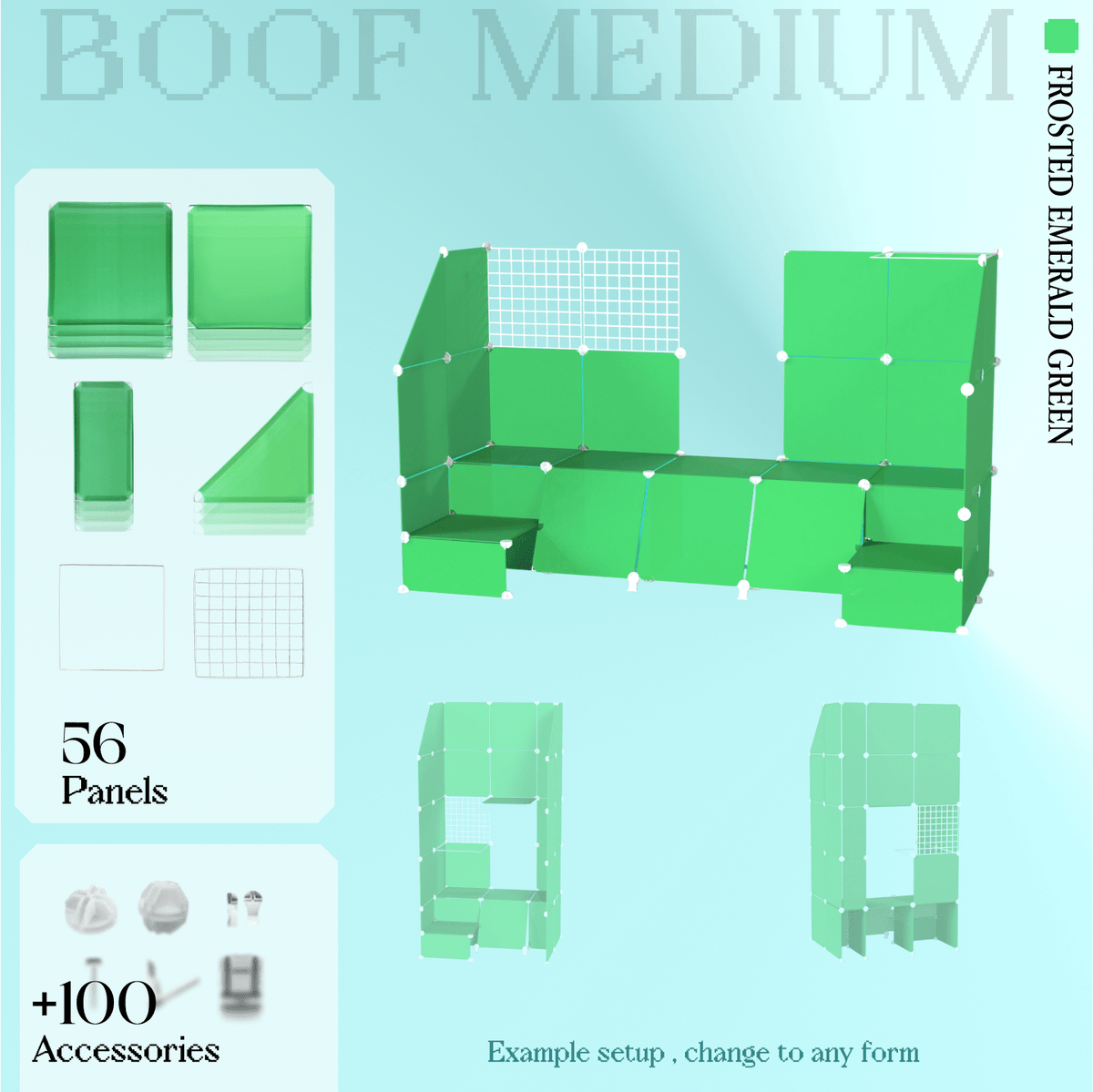 Frosted Emerald Green (PMS 3405C)