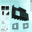 BOOF Large - Modular Cube Artist Table Setup