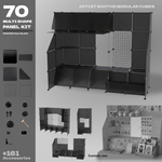 BOOF Large  - Modular Cube Artist Table Setup Kit - Artistbooths