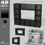 BOOF Medium - Modular Cube Artist Table Setup Kit - Artistbooths