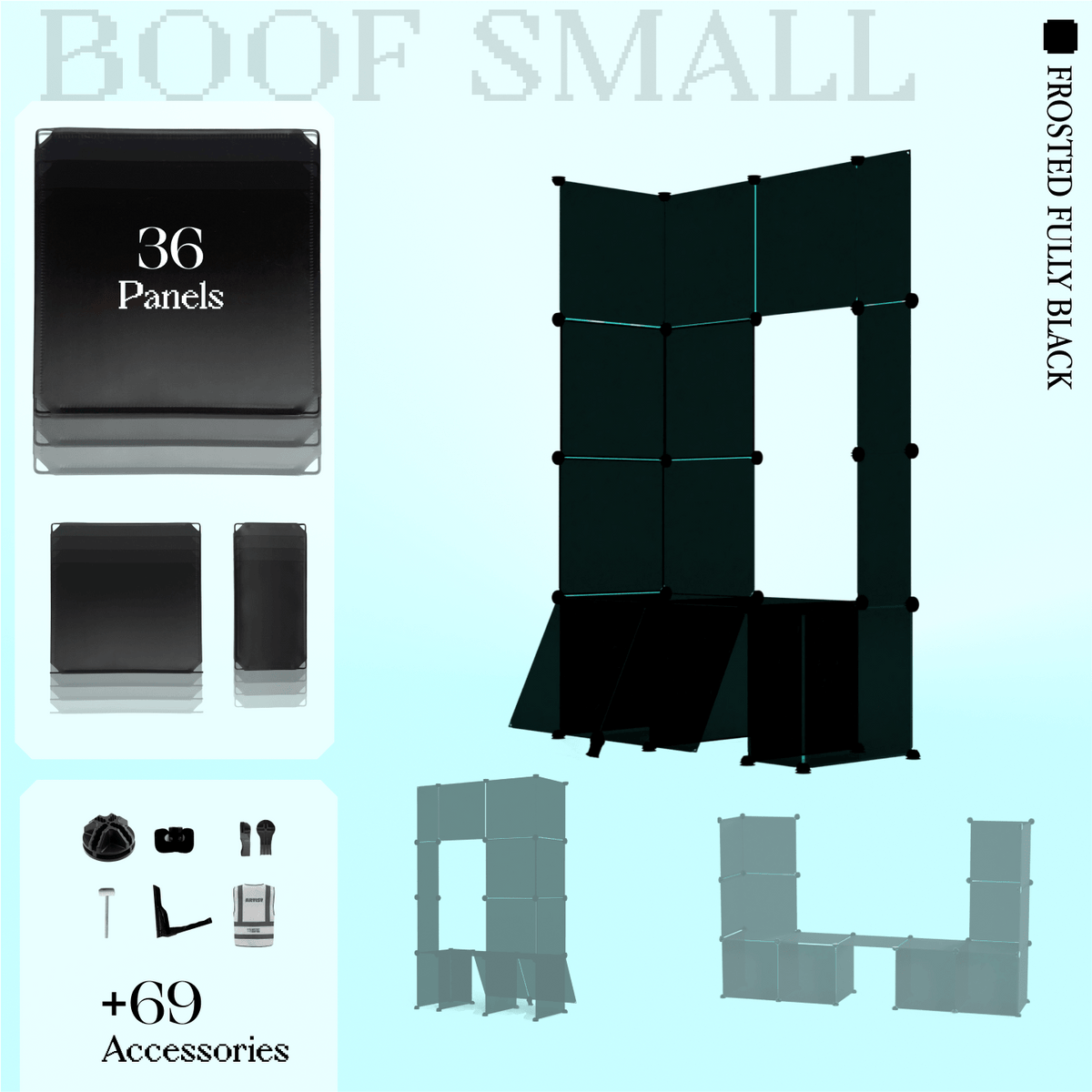 Frosted Fully Black (PMS 6 C)