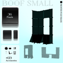BOOF Small  - Modular Cube Artist Table Setup