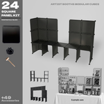 BOOF Small  - Modular Cube Artist Table Setup Kit - Artistbooths