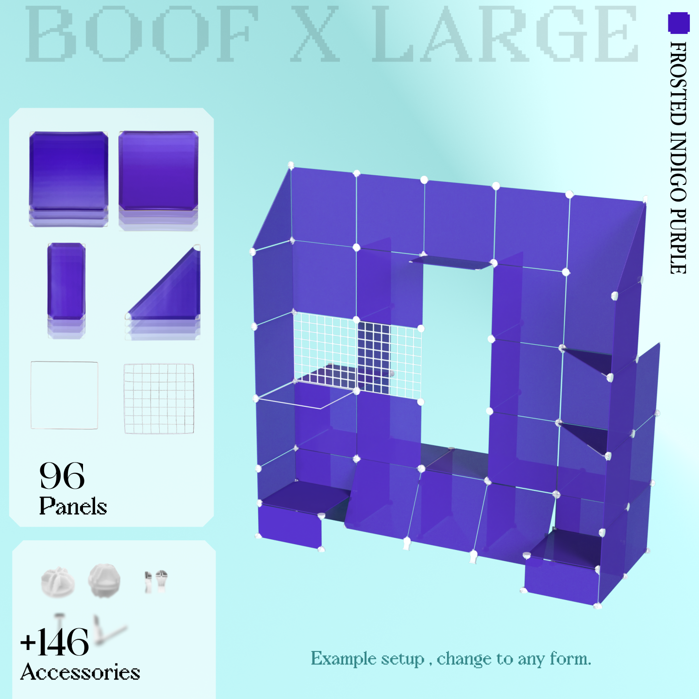 BOOF Extra Large - Modular Cube Artist Table Setup KIt