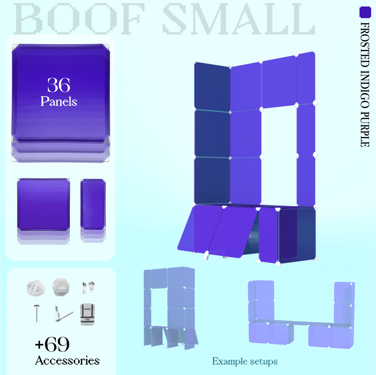Frosted Indigo Purple (PMS 2098 C)
