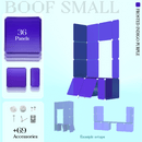 BOOF Small  - Modular Cube Artist Table Setup