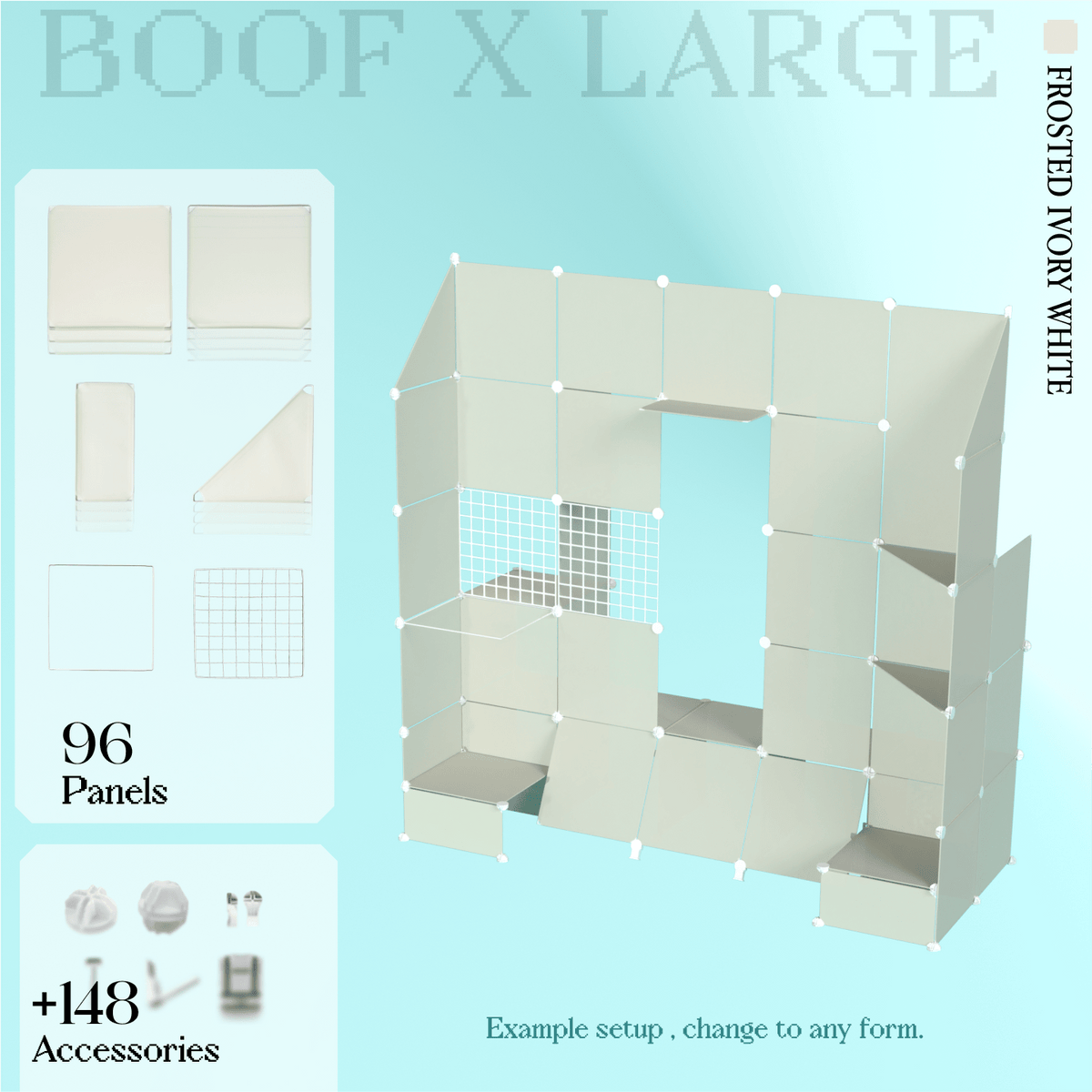 Frosted Ivory White (PMS 7527 C)