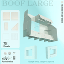 BOOF Large - Modular Cube Artist Table Setup
