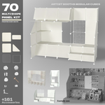 BOOF Large  - Modular Cube Artist Table Setup Kit - Artistbooths