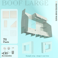 BOOF Large - Modular Cube Artist Table Setup