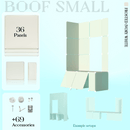 BOOF Small  - Modular Cube Artist Table Setup