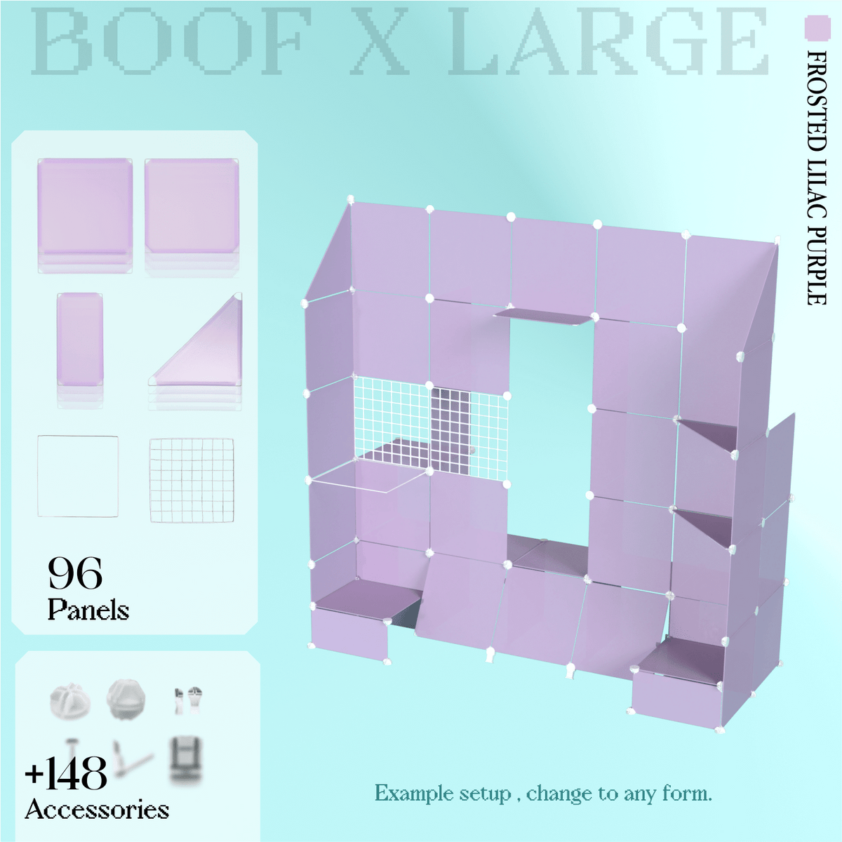 Frosted Lilac Purple (PMS 263 C)