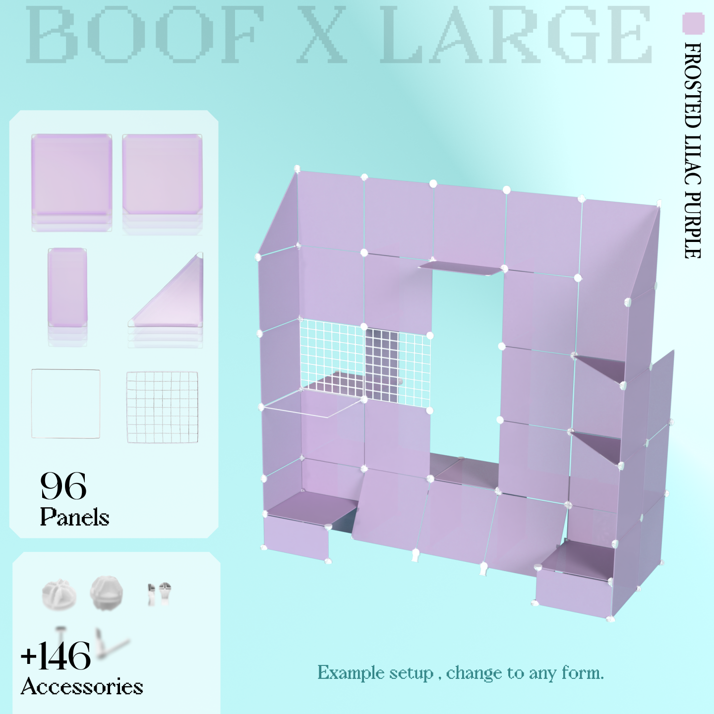 BOOF Extra Large - Modular Cube Artist Table Setup KIt