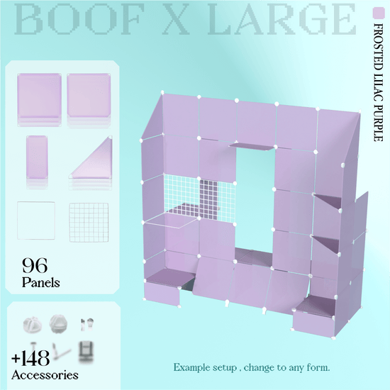 BOOF Extra Large - Modular Cube Artist Table Setup