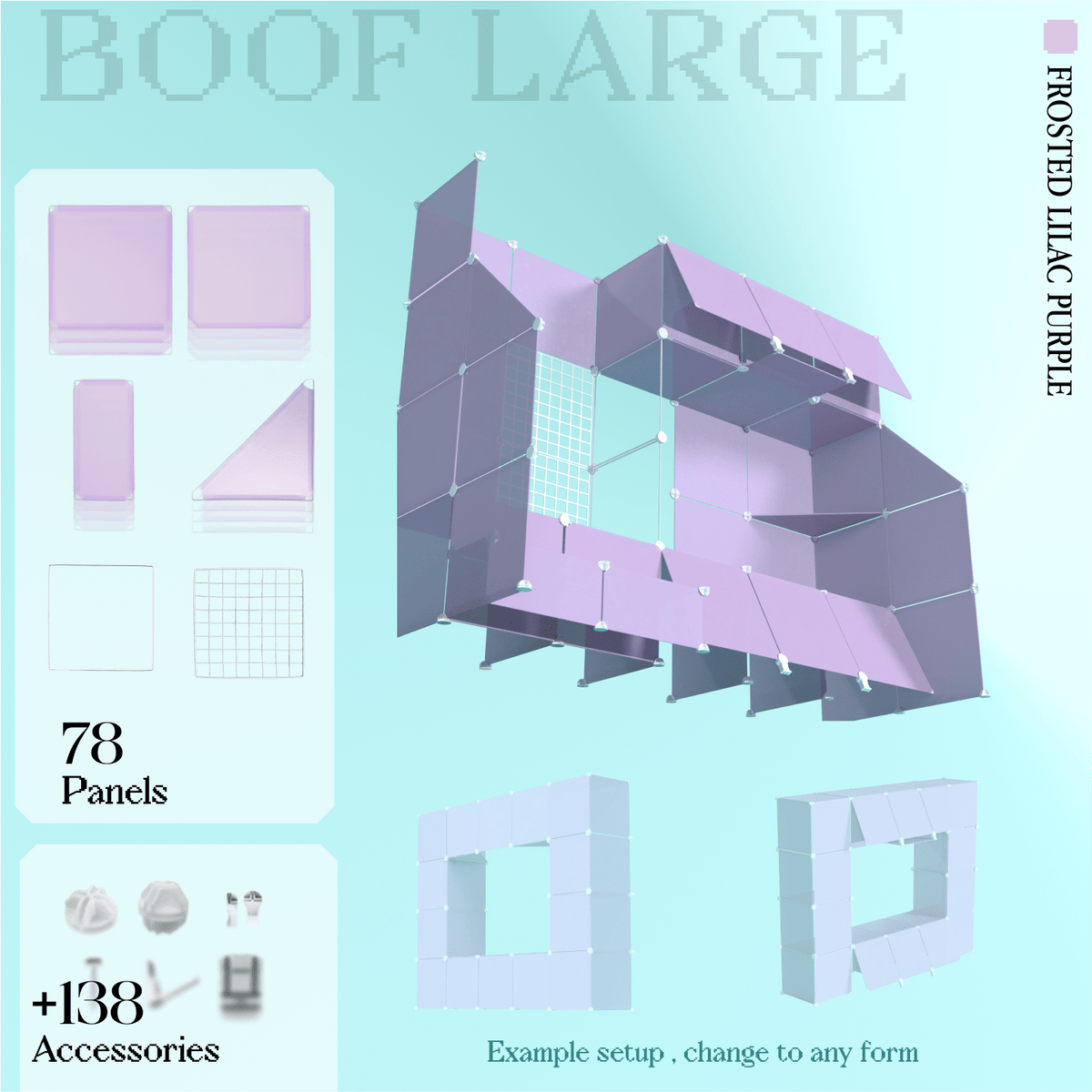 Frosted Lilac Purple (PMS 263 C)