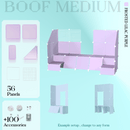A gorgeous set of modular panels in dreamy frosted lilac purple! Featuring 56 panels and tons of accessories for endless creative setups - make it yours!