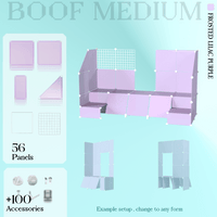 A gorgeous set of modular panels in dreamy frosted lilac purple! Featuring 56 panels and tons of accessories for endless creative setups - make it yours!
