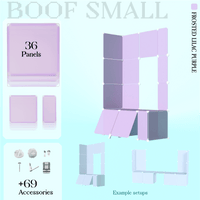 BOOF Small  - Modular Cube Artist Table Setup