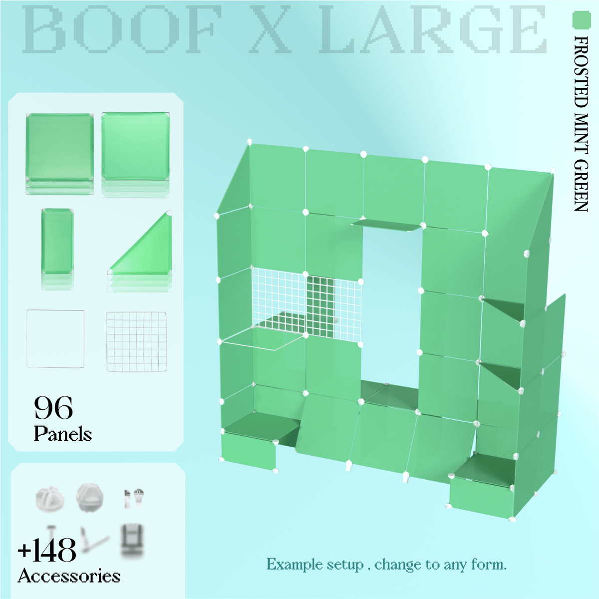 Frosted Mint Green (PMS 353 C)