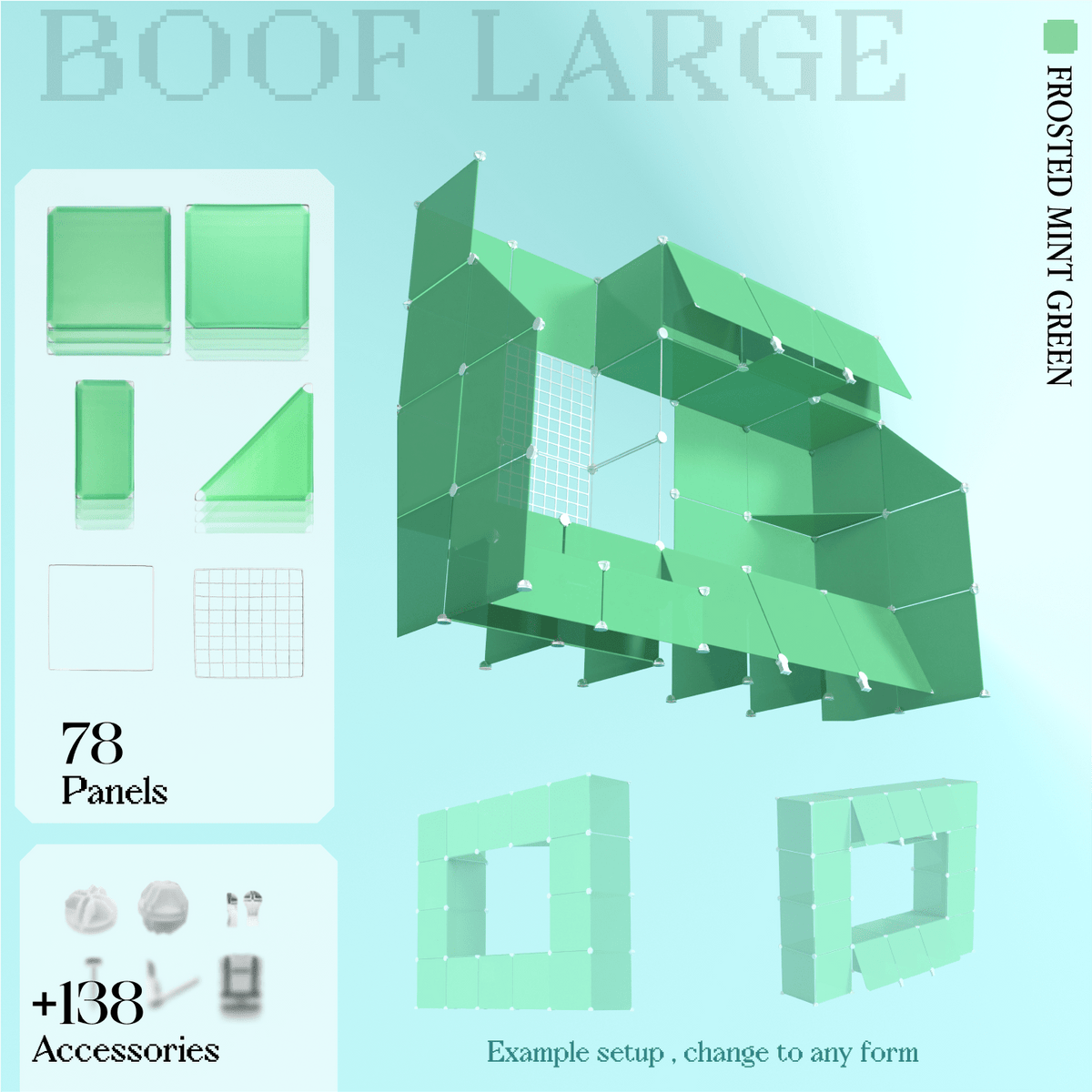 Frosted Mint Green (PMS 353 C)