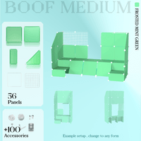 BOOF Medium - Modular Cube Artist Table Setup