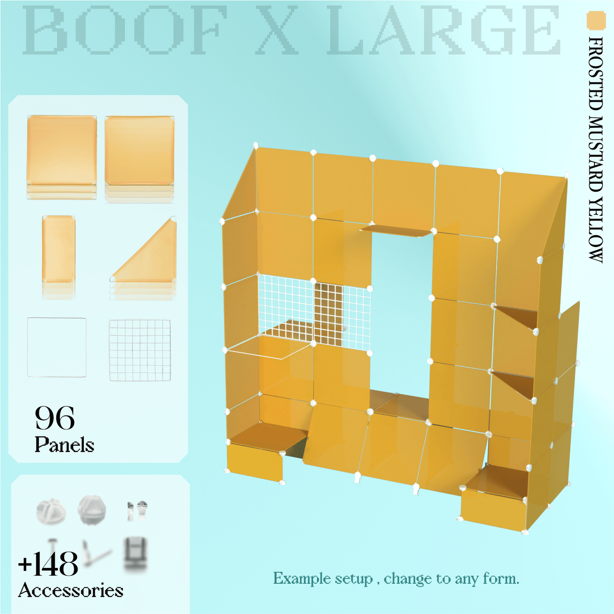 Frosted Mustard Yellow (PMS 135C)