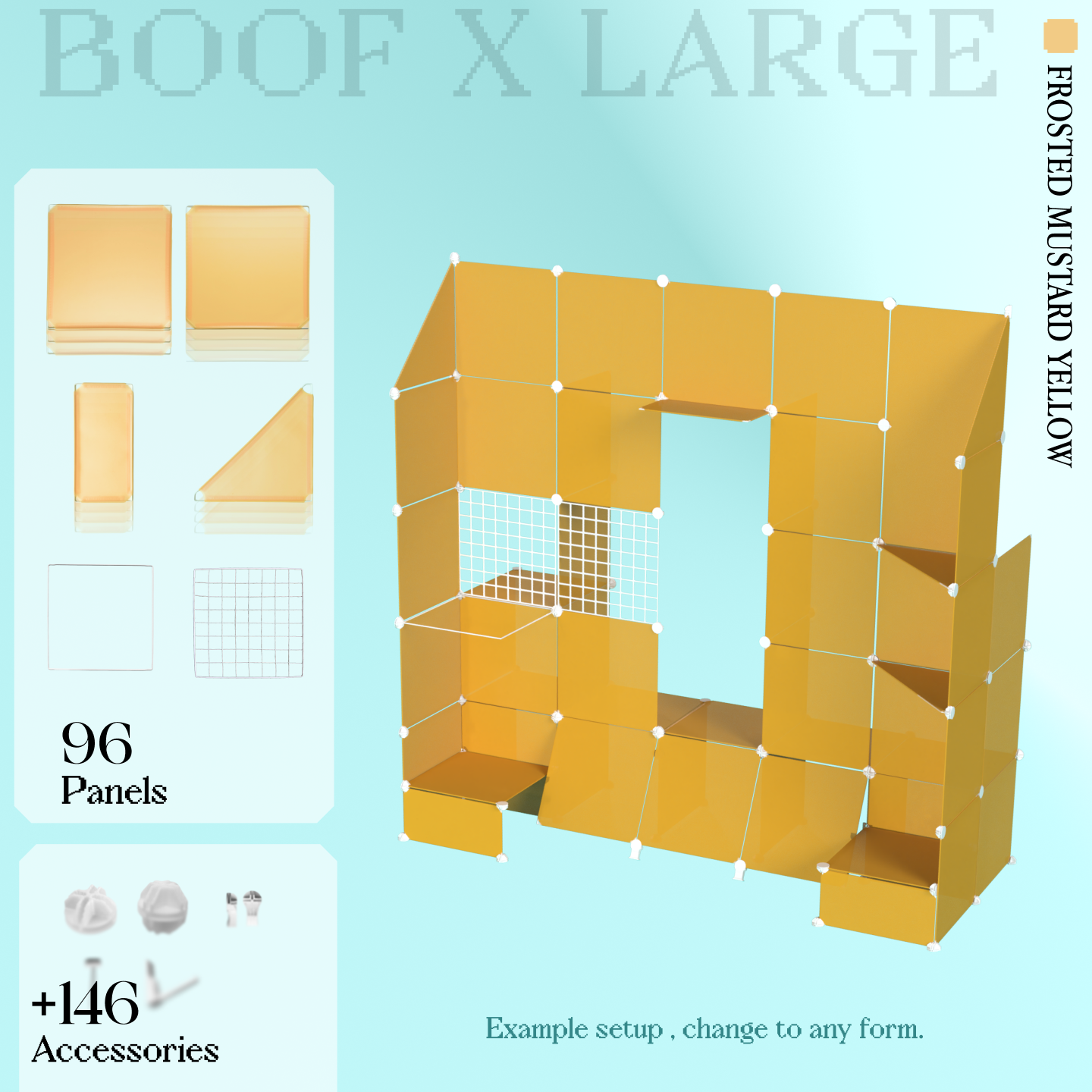 BOOF Extra Large - Modular Cube Artist Table Setup KIt
