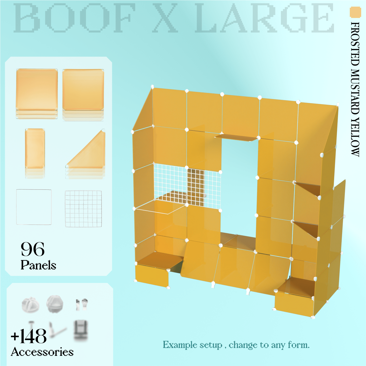 BOOF Extra Large - Modular Cube Artist Table Setup