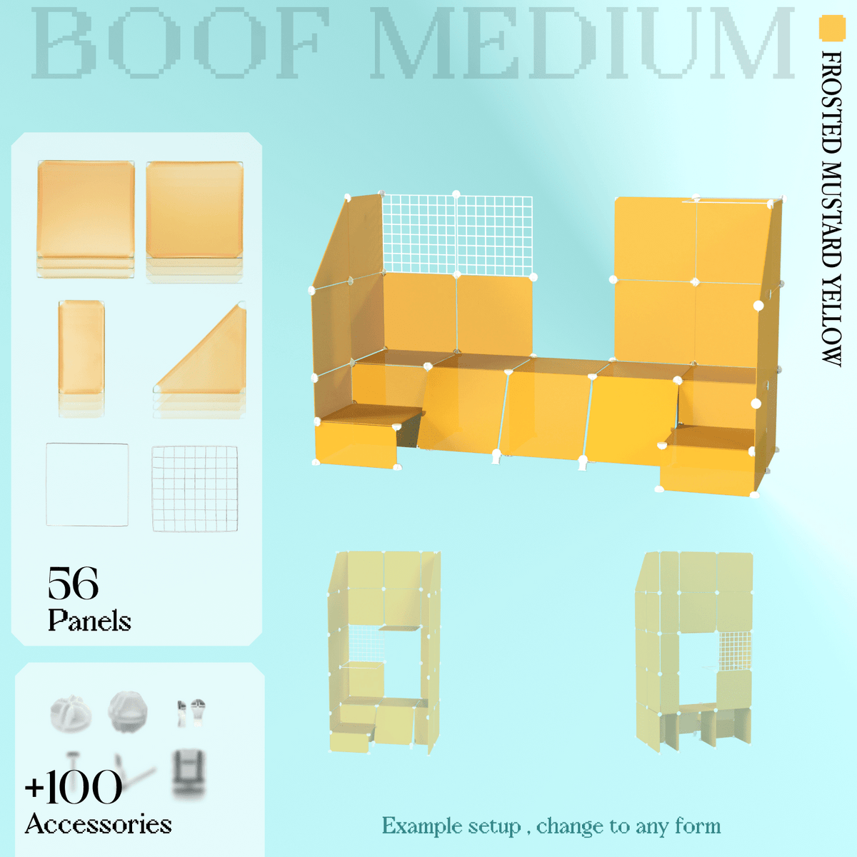 Frosted Mustard Yellow (PMS 135C)