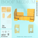 BOOF Medium - Modular Cube Artist Table Setup