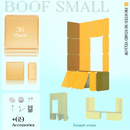 BOOF Small  - Modular Cube Artist Table Setup