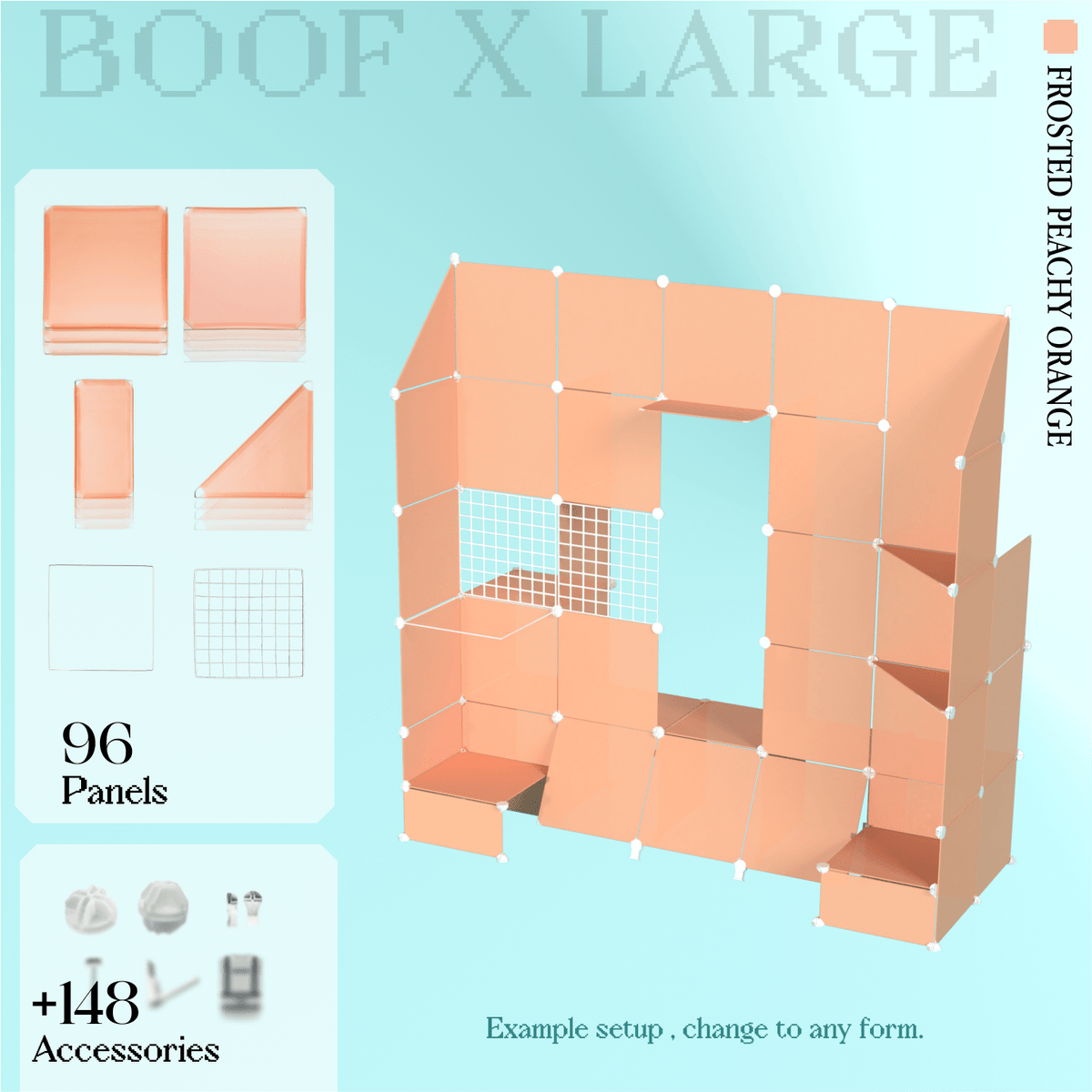 Frosted Peachy Orange (PMS 169C)