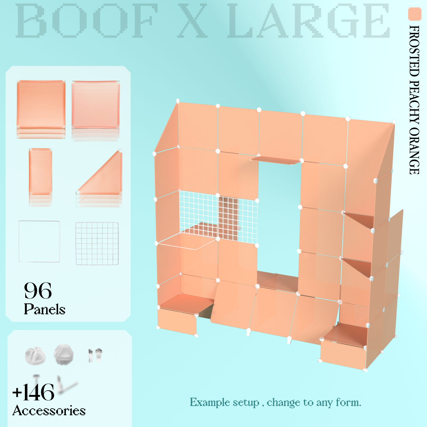 BOOF Extra Large - Modular Cube Artist Table Setup KIt