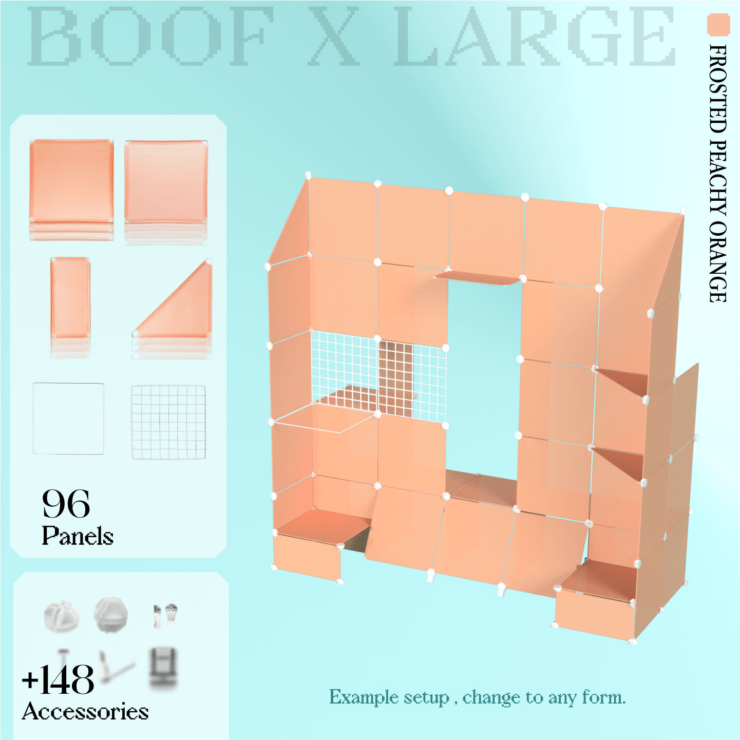 BOOF Extra Large - Modular Cube Artist Table Setup