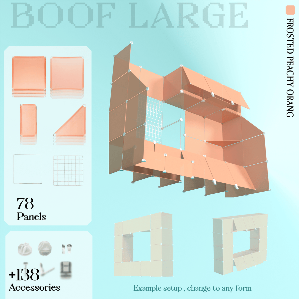 Frosted Peachy Orange (PMS 169C)