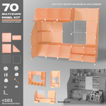 BOOF Large  - Modular Cube Artist Table Setup Kit - Artistbooths