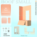 BOOF Small  - Modular Cube Artist Table Setup