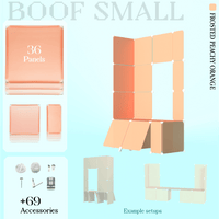 BOOF Small  - Modular Cube Artist Table Setup