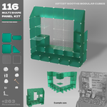 BOOF Extra Large - Modular Cube Artist Table Setup - Artistbooths